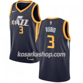 Dres Utah Jazz Ricky Rubio 3 Nike 2017-18 Navy Swingman